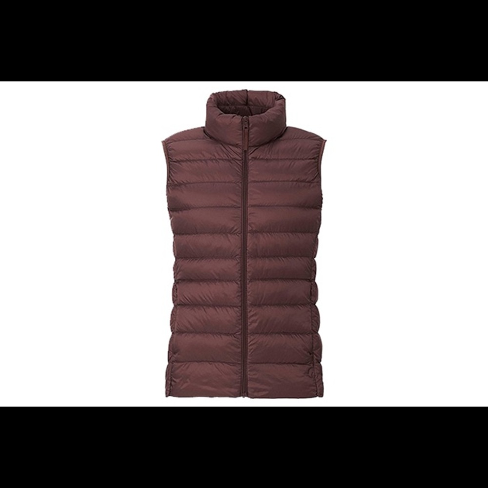 Packable down vest
